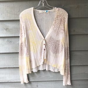 Anthro Sparrow Hortensia Floral Cardigan